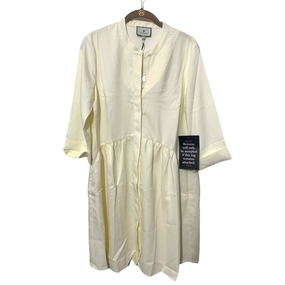 Tuckernuck Cream Button-Front Mini Dress - Picture 5 of 16